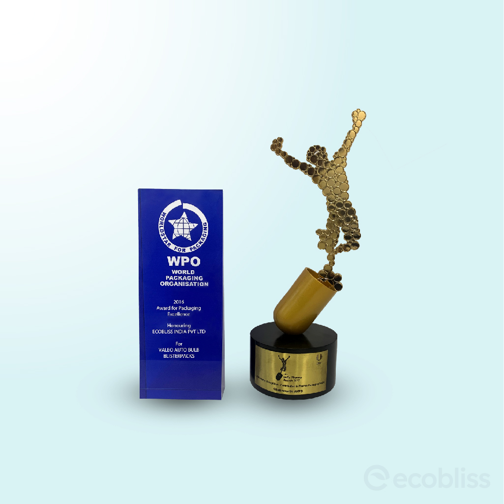 Ecobliss WPO 2015 Packaging Excellence Award for Value Auto Bulb Blisterpack