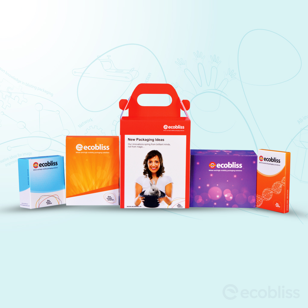 Custom printed cartons for FMCG, electronics, cosmetics, and retail by Ecobliss India.